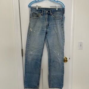Levi's Light Blue Straight Jeans